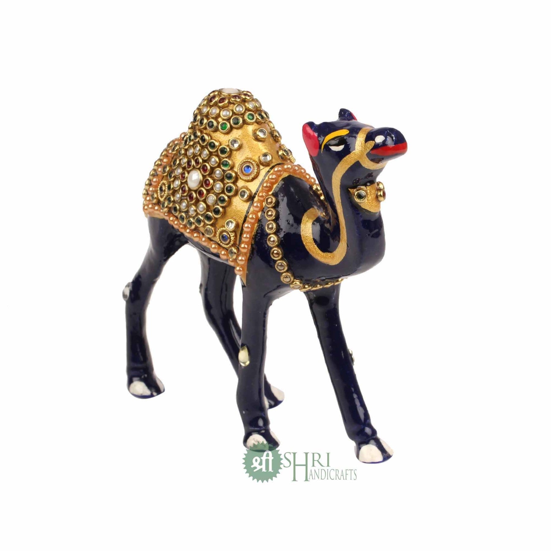 Metal Camel Figurine 4 Inch | Jewellery Stone Painting Decor