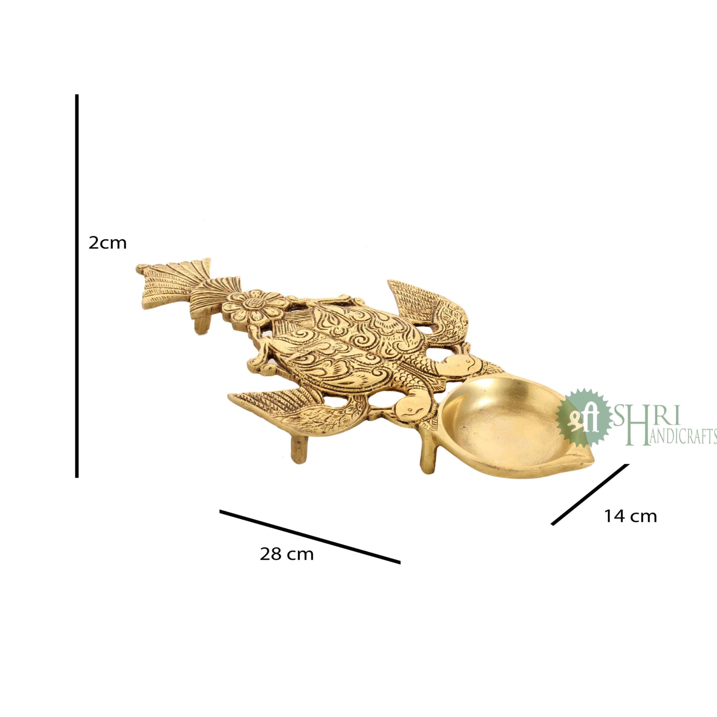 11" BRASS POOJA SPOON