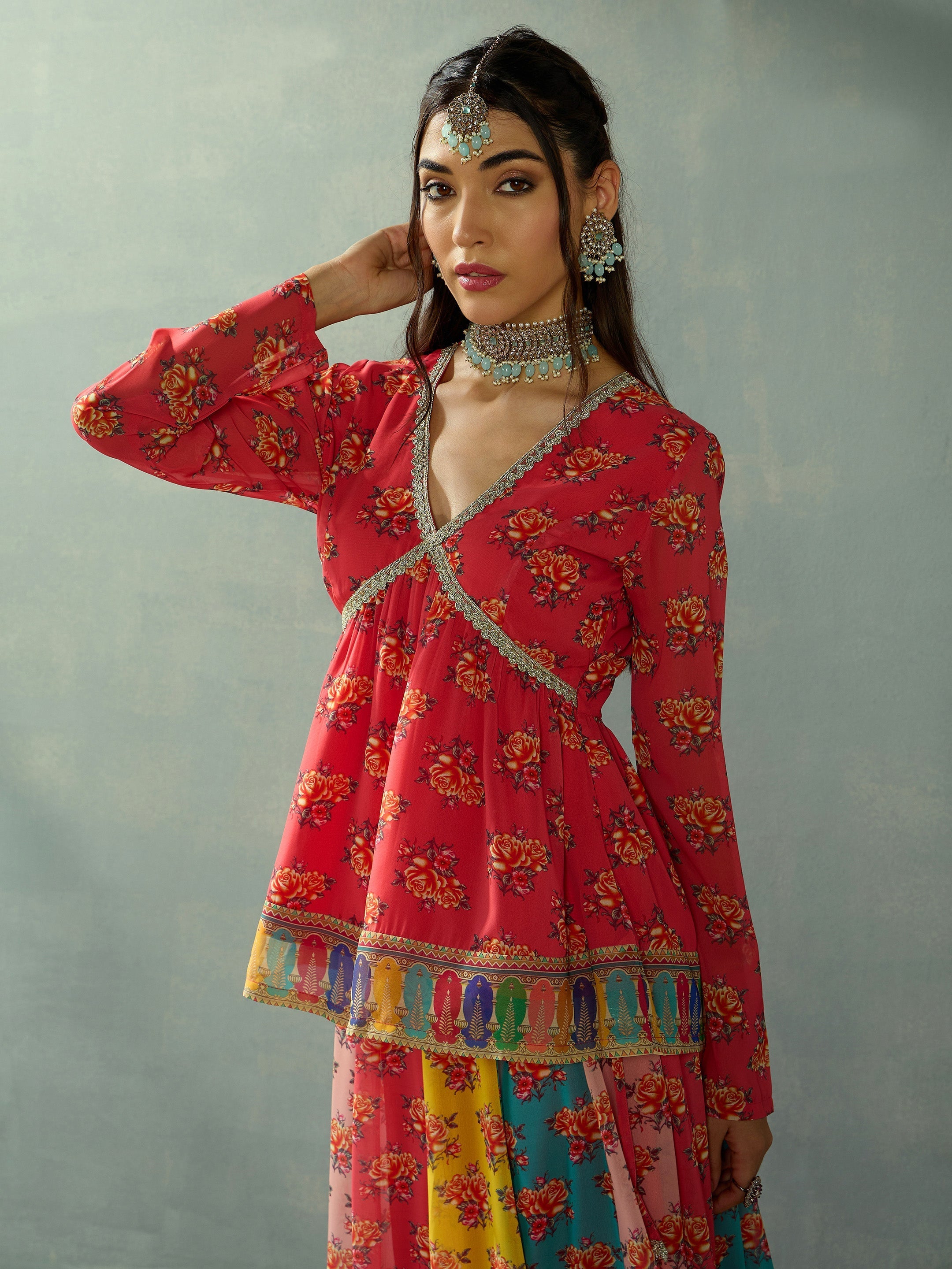 Women's Red Strong Co-Ord Set