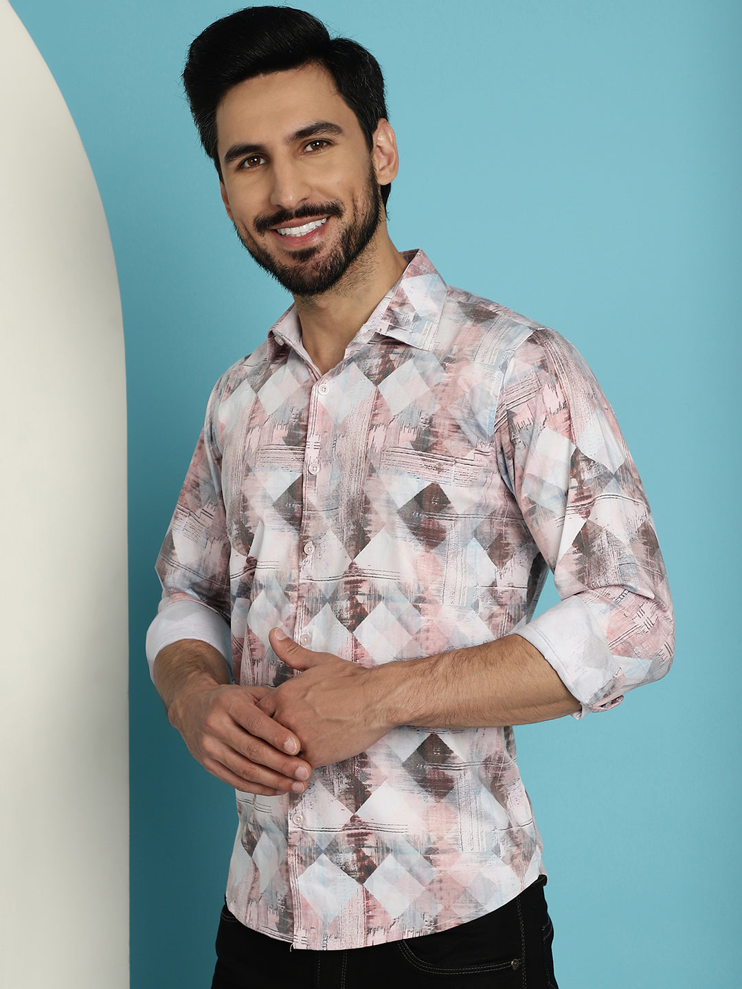 Men's Printed Casual Shirt for