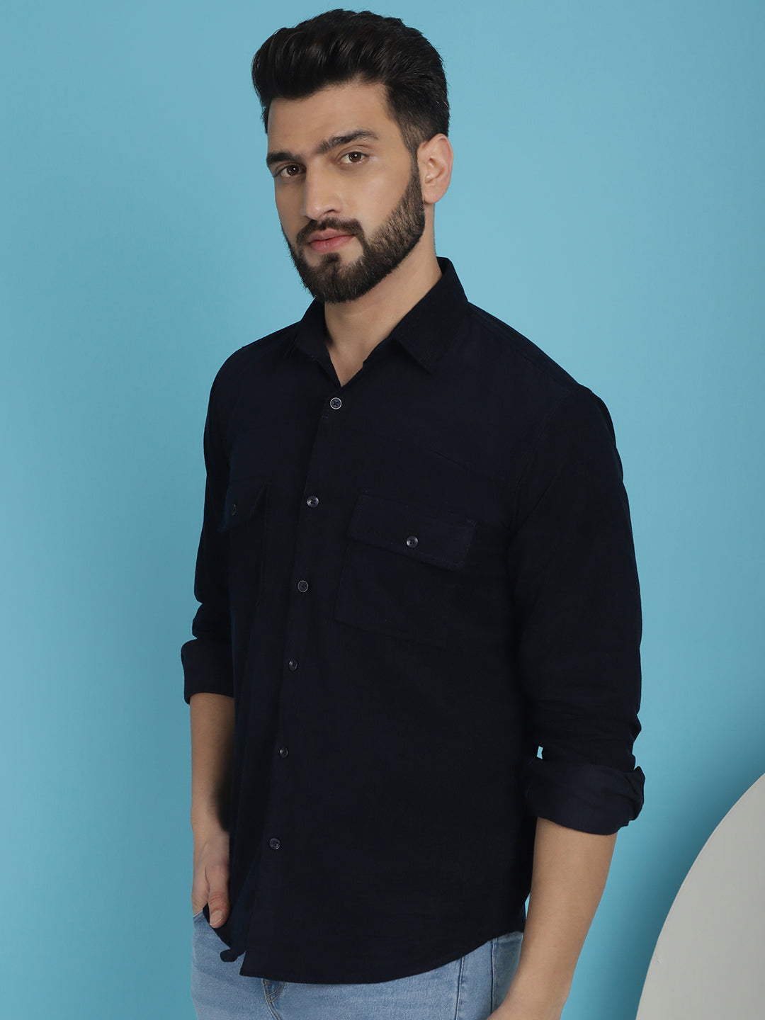 Men's Standard Corduroy Cotton Shirt