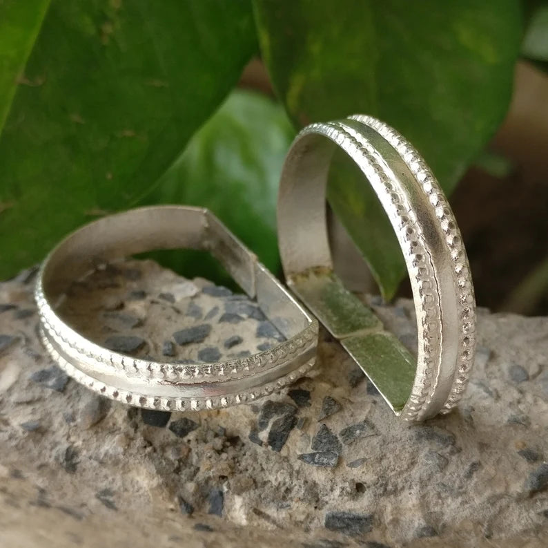 Women's Silver Adjustable Toe Rings