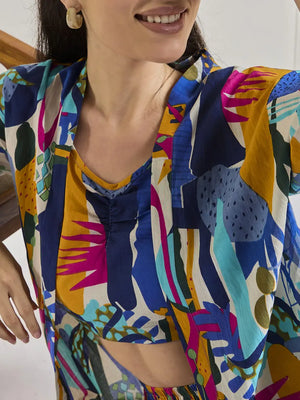 winered-women-multicolour-printed-long-kimono-with-shorts-3-pcs-set