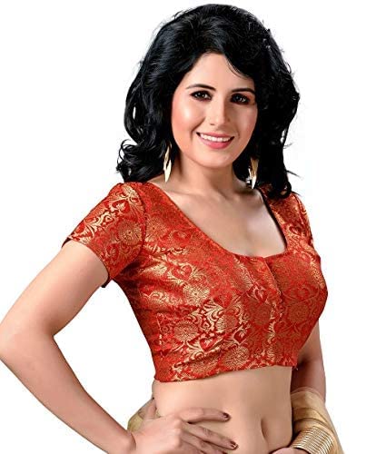 Women's Brocade Saree Blouse