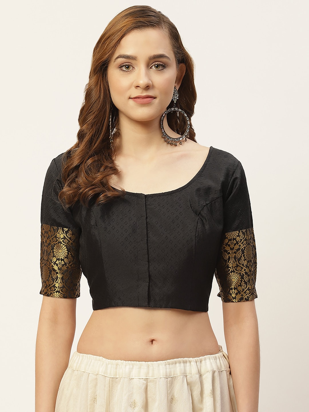 Women's Black Saree Blouse