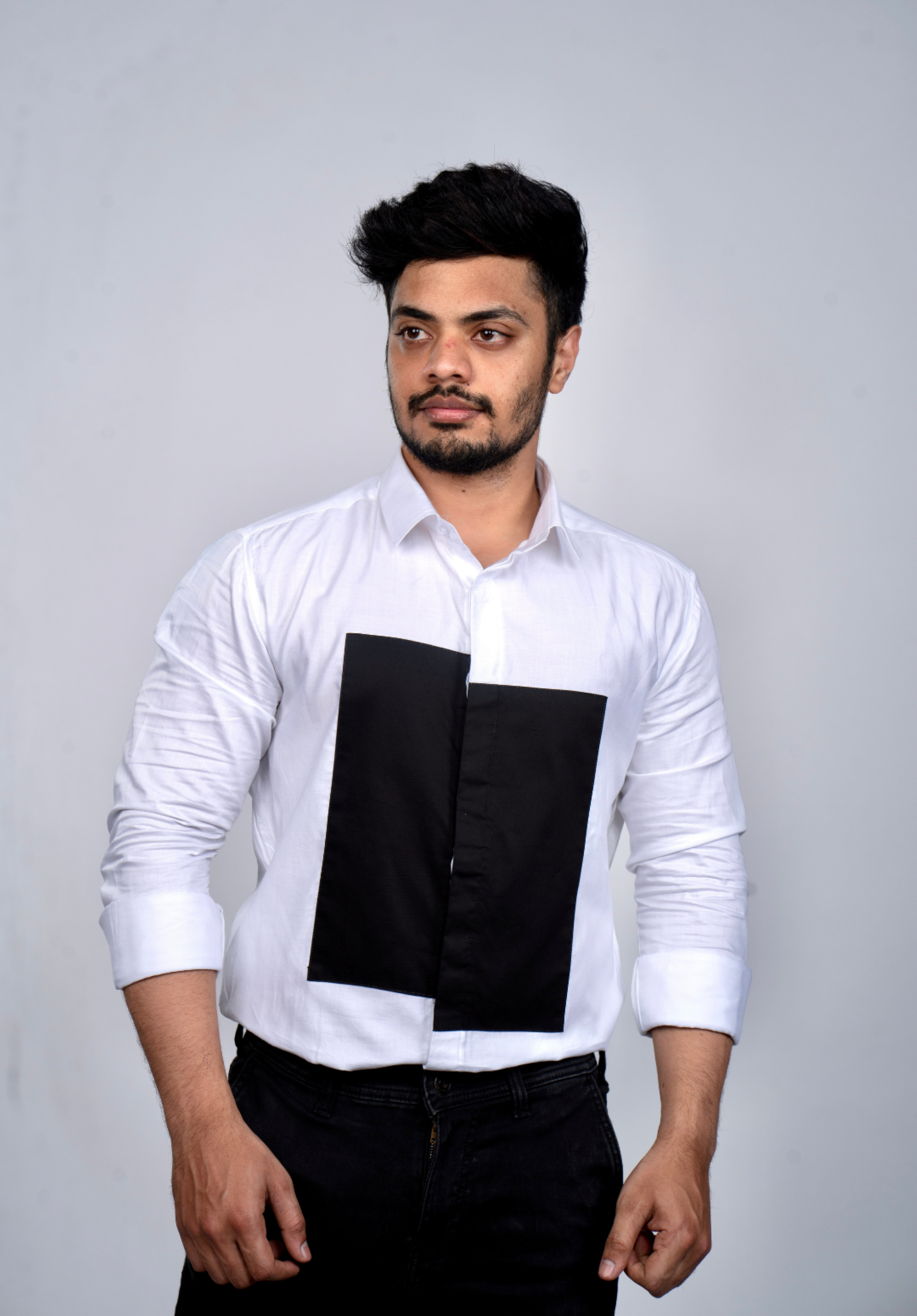 Men's White Color Elysian Shirt Full Sleeves Casual Shirt