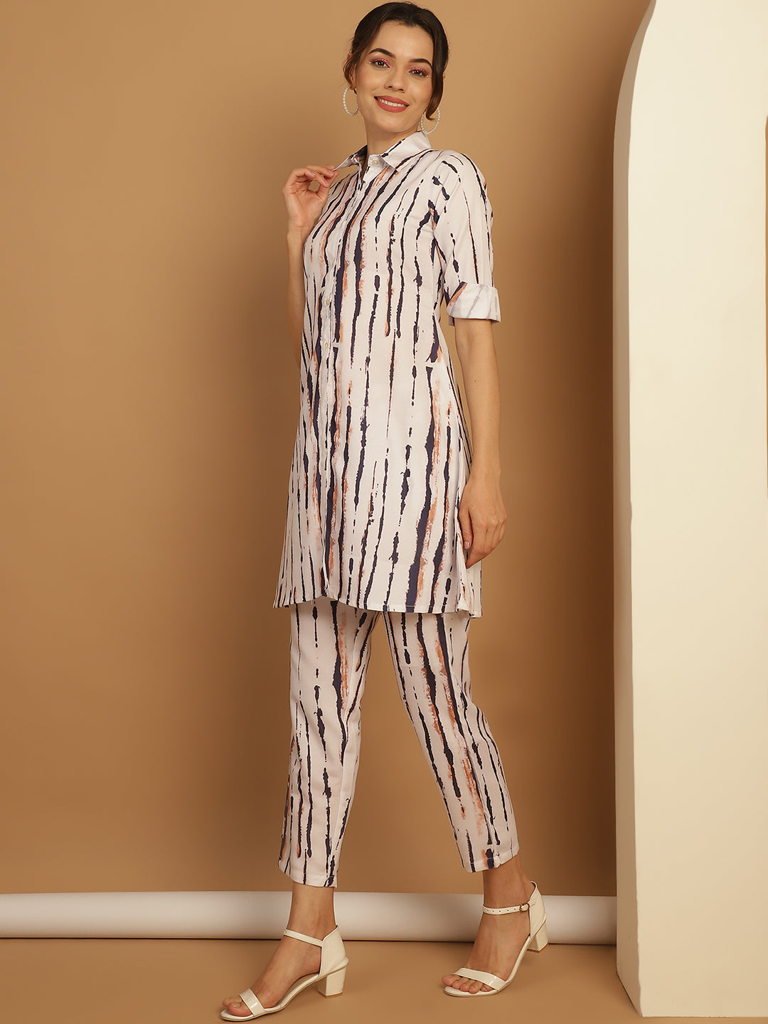 Women's Tunic and Trouser printed co-ords