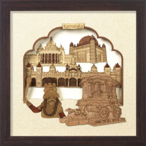 10X10 Karnataka Monument Frame