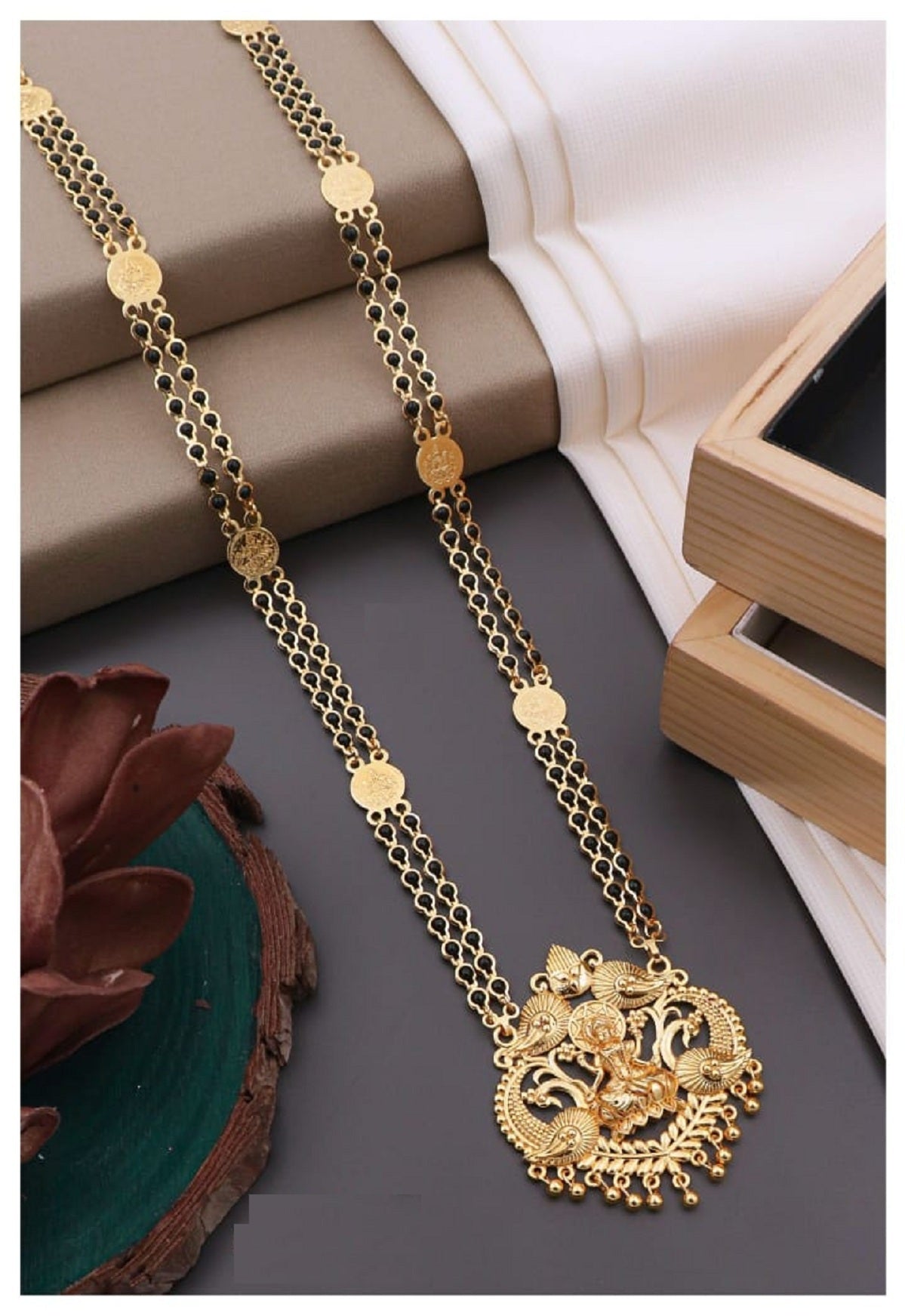 Women's Traditional Gold Plated Mangalsutra