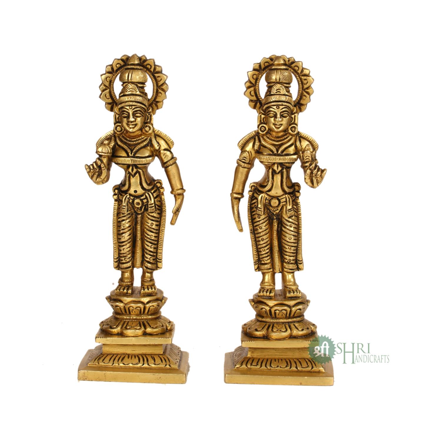 7" BRASS VALLI STATUE