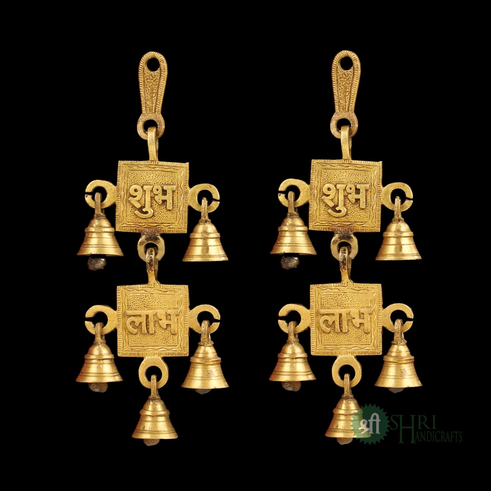 12" BRASS SHUBH LAABH LATKAN