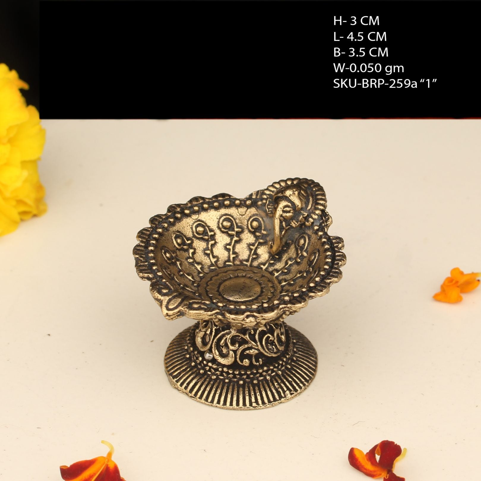 1" BRASS GANESH DEEPAK