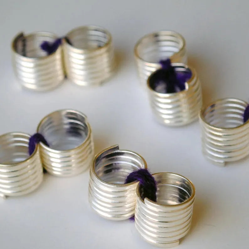 Women's Silver Adjustable Toe Rings
