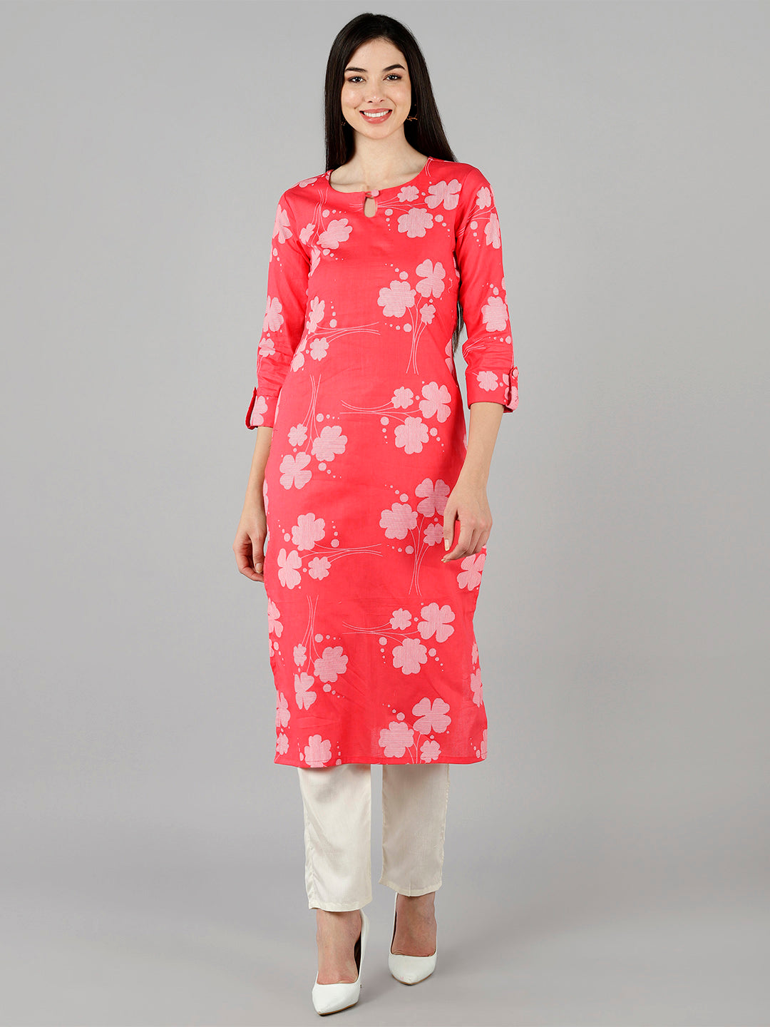 Women's Cotton Printed Kurta