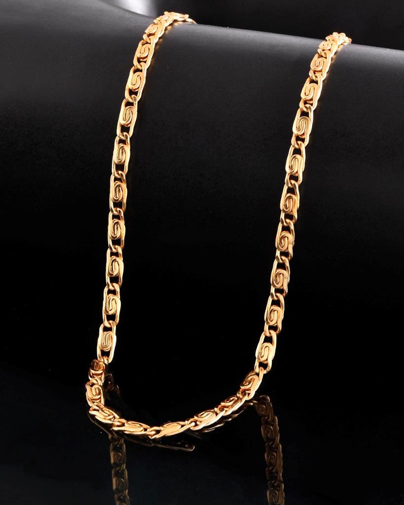 Men's Gold-Plated Statement Chain
