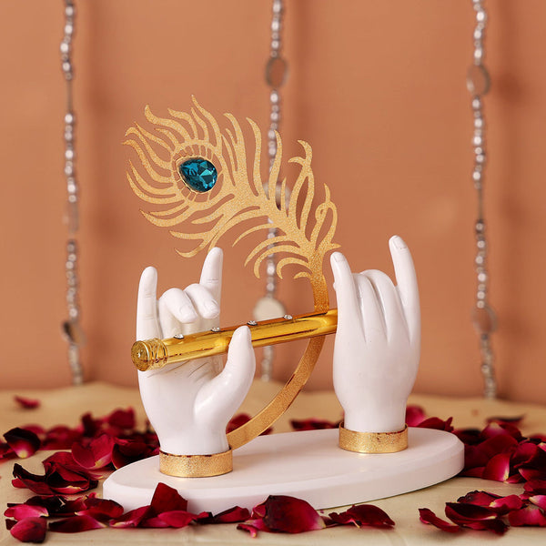 Krishna Divine Hands Idol (3.5, 7 Inches) - By Trendia