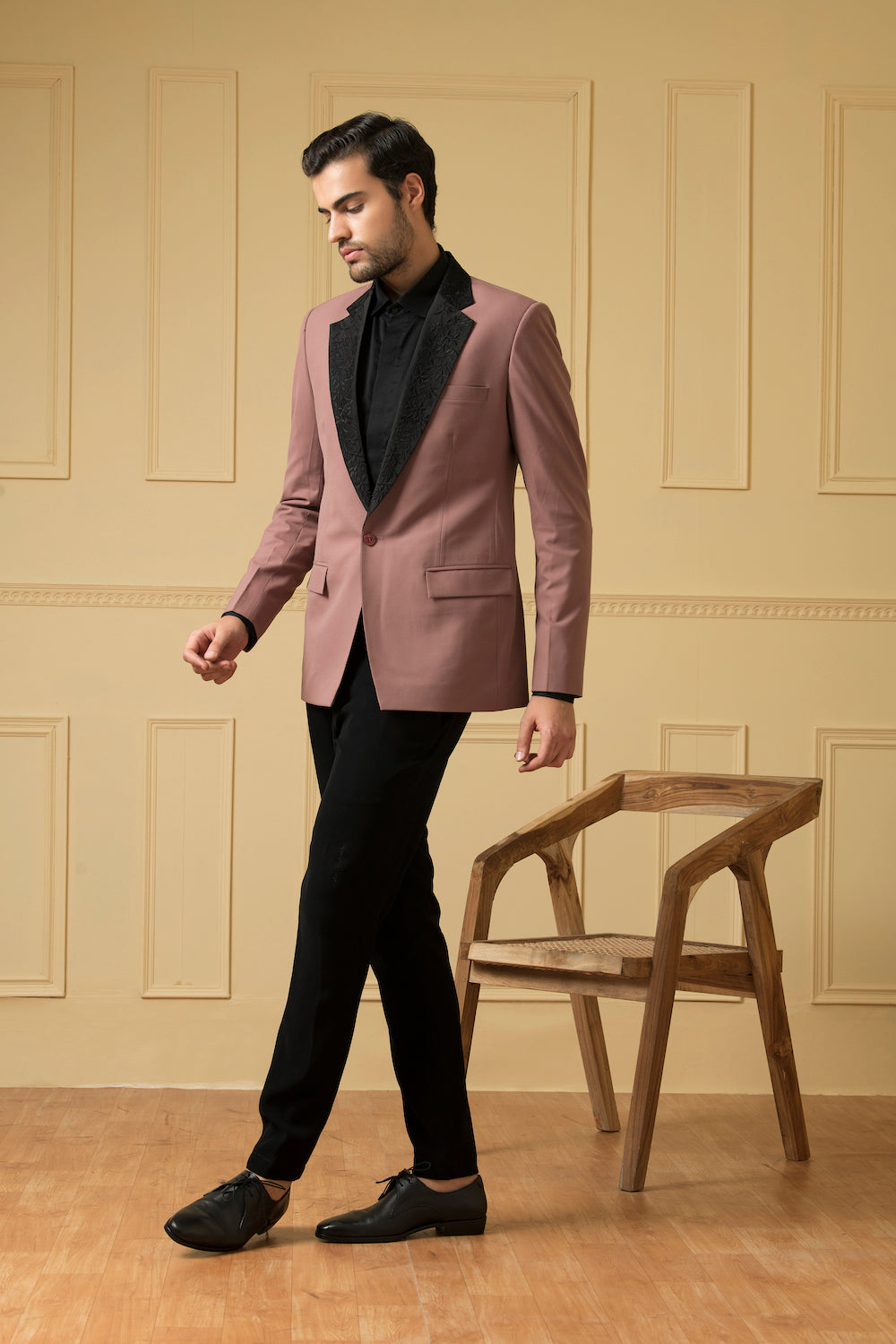 Men's Dark Mauve Blazer