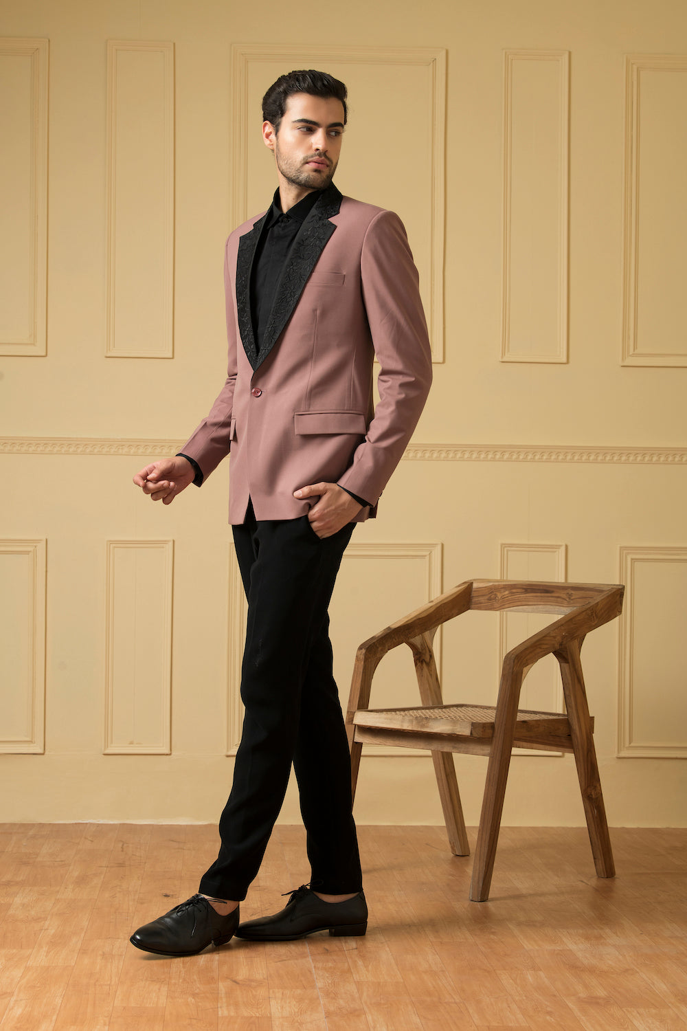 Men's Dark Mauve Blazer
