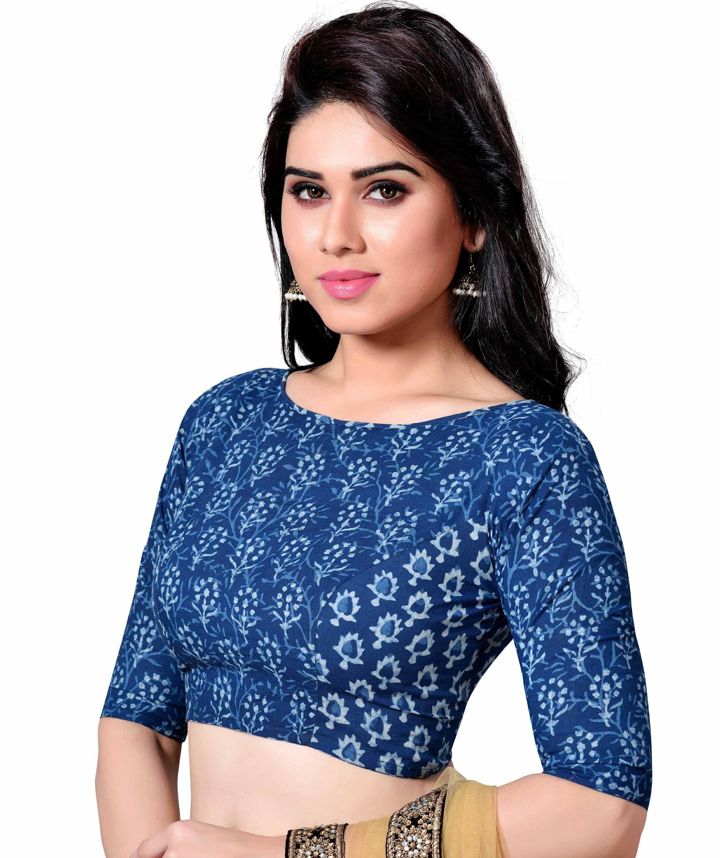 Women's Indigo Blue Blouse