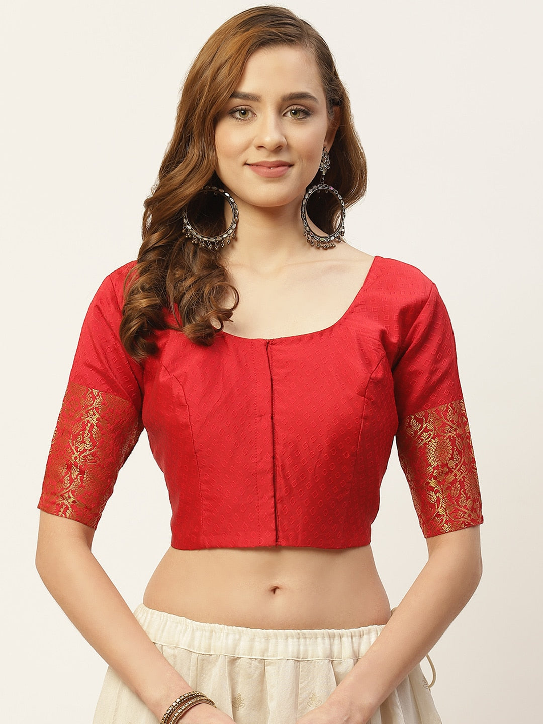 Women's Brocade Saree Blouse