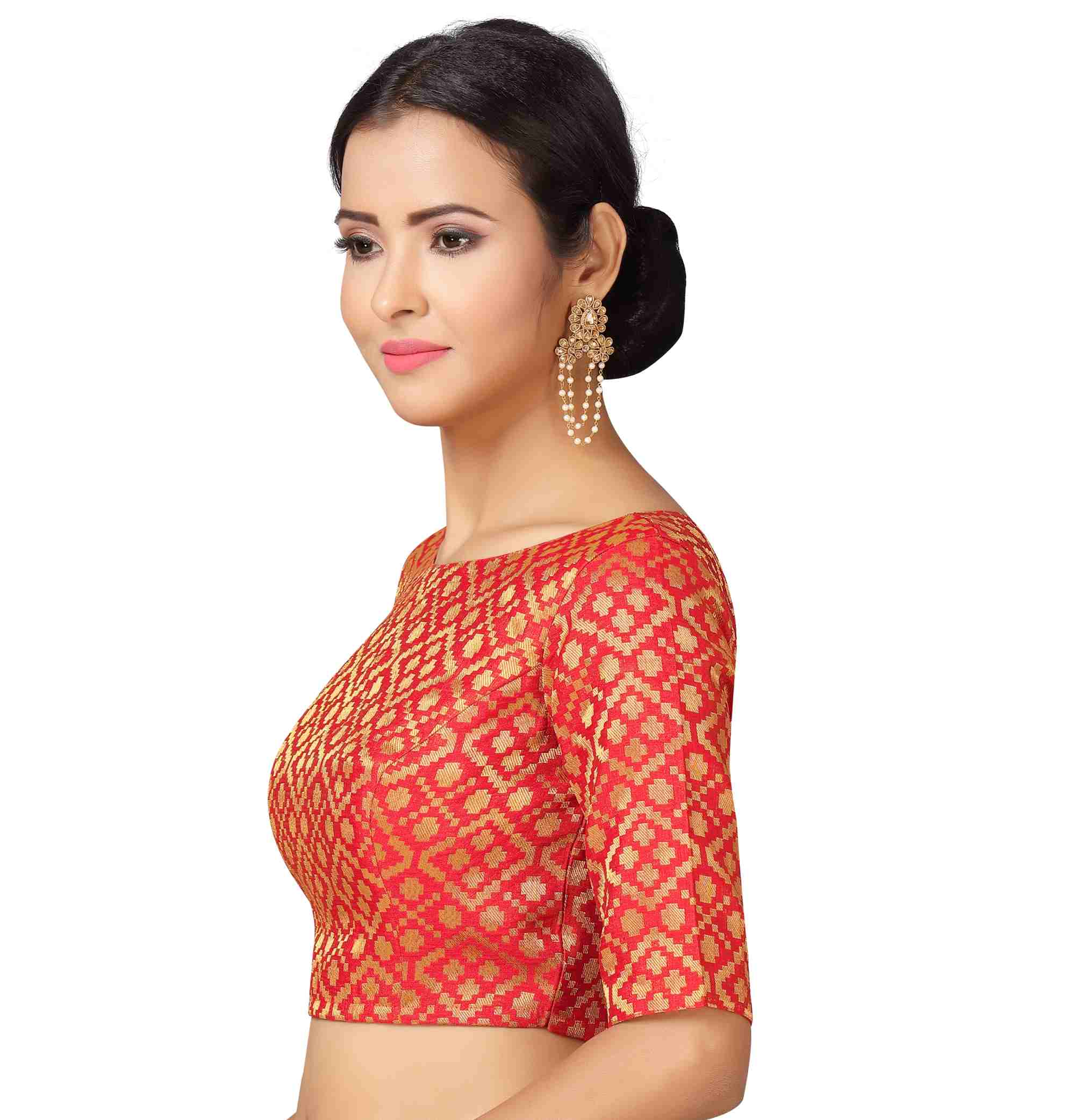 Women's Brocade Saree Blouse