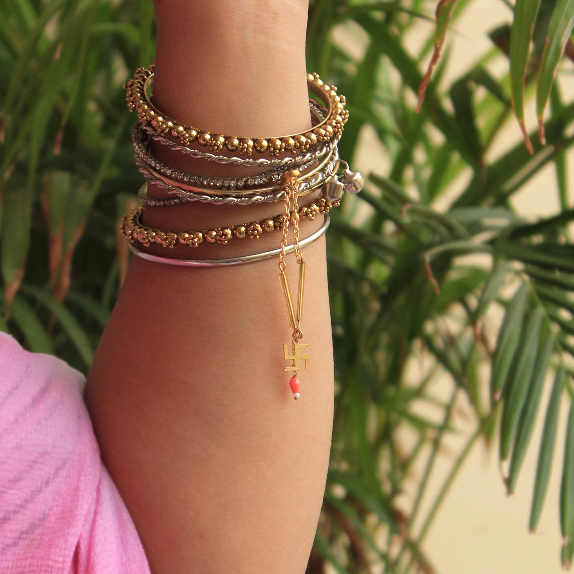 Swastik Watch Charm