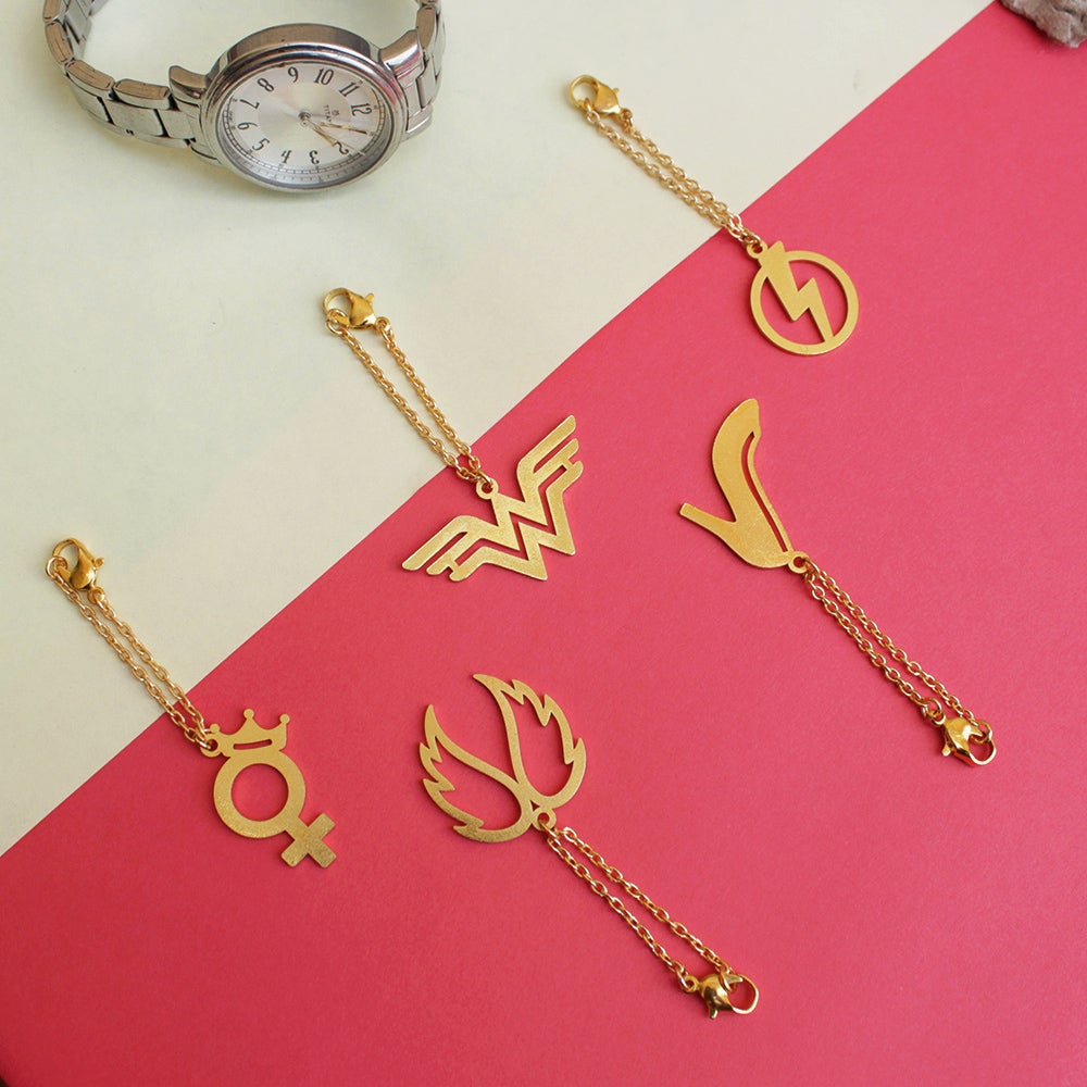 Set Of 5 Laser Cut Watch Charms