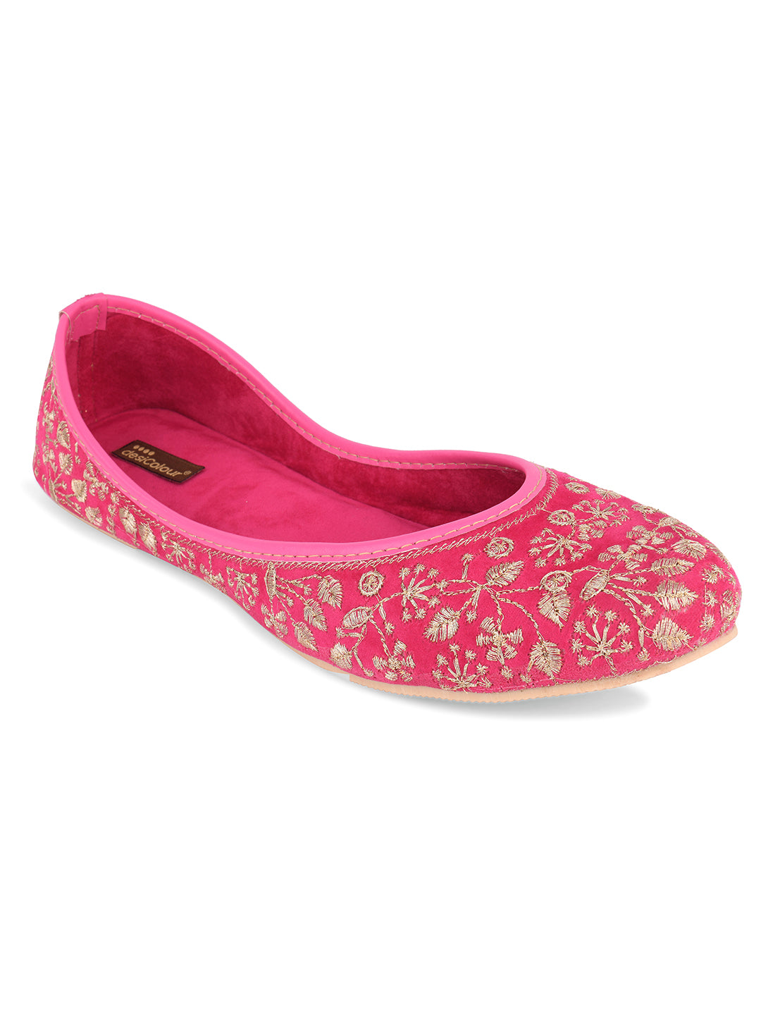 Women's Pink Boutique  Indian Ethnic Comfort Footwear
