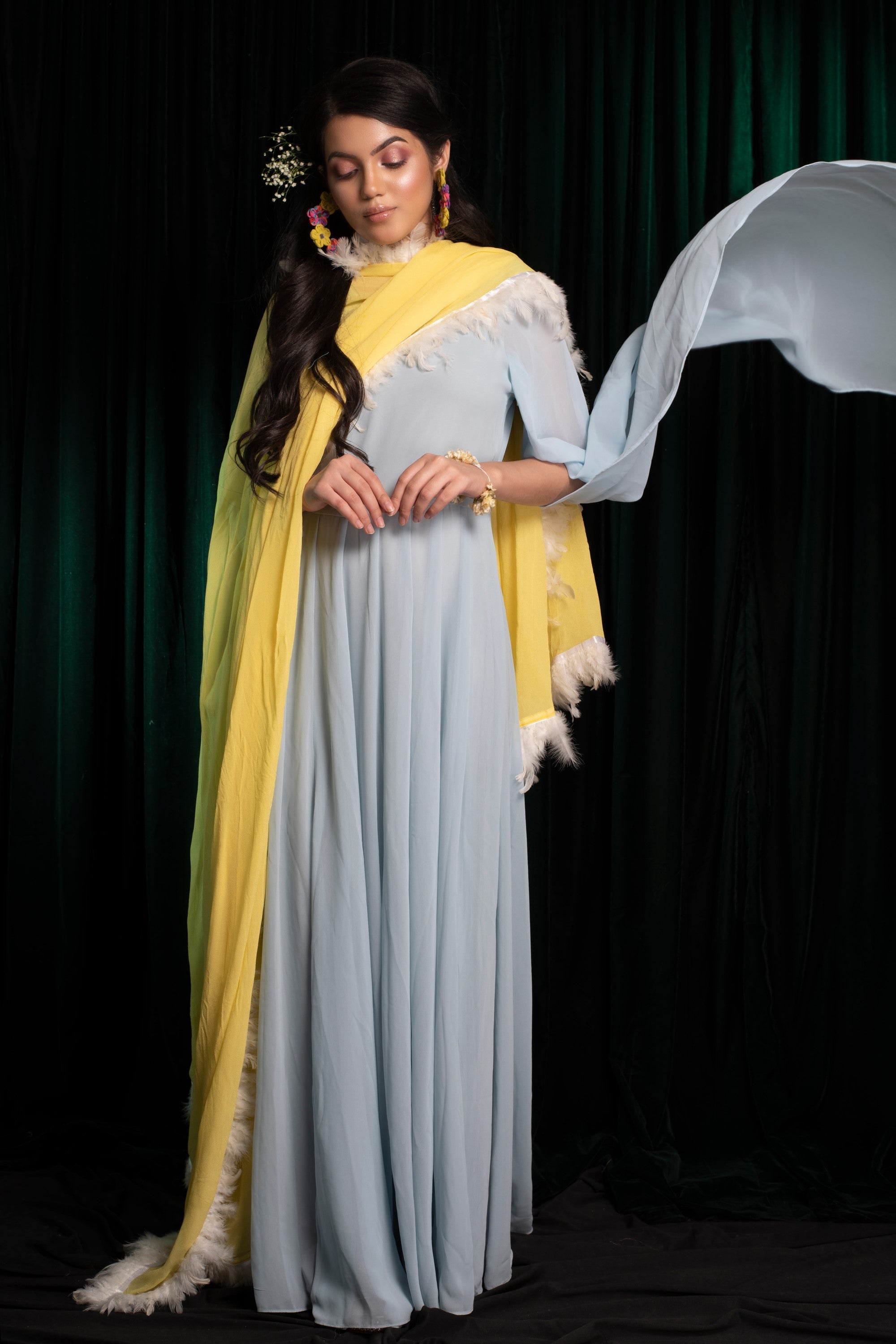 Women's Pretty Pastel Anarkali