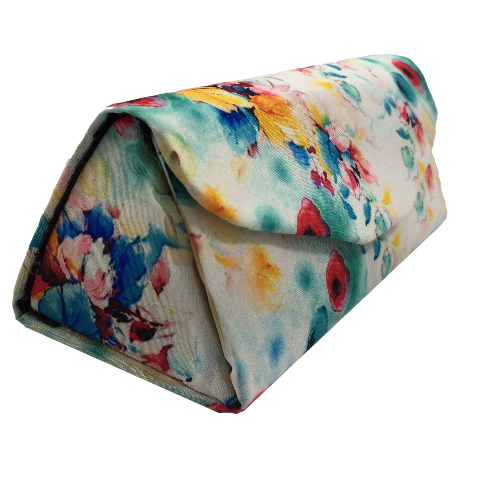 Women's Cotton Fabric Sunglasses And Spectacles Hard Case Cover For Protect