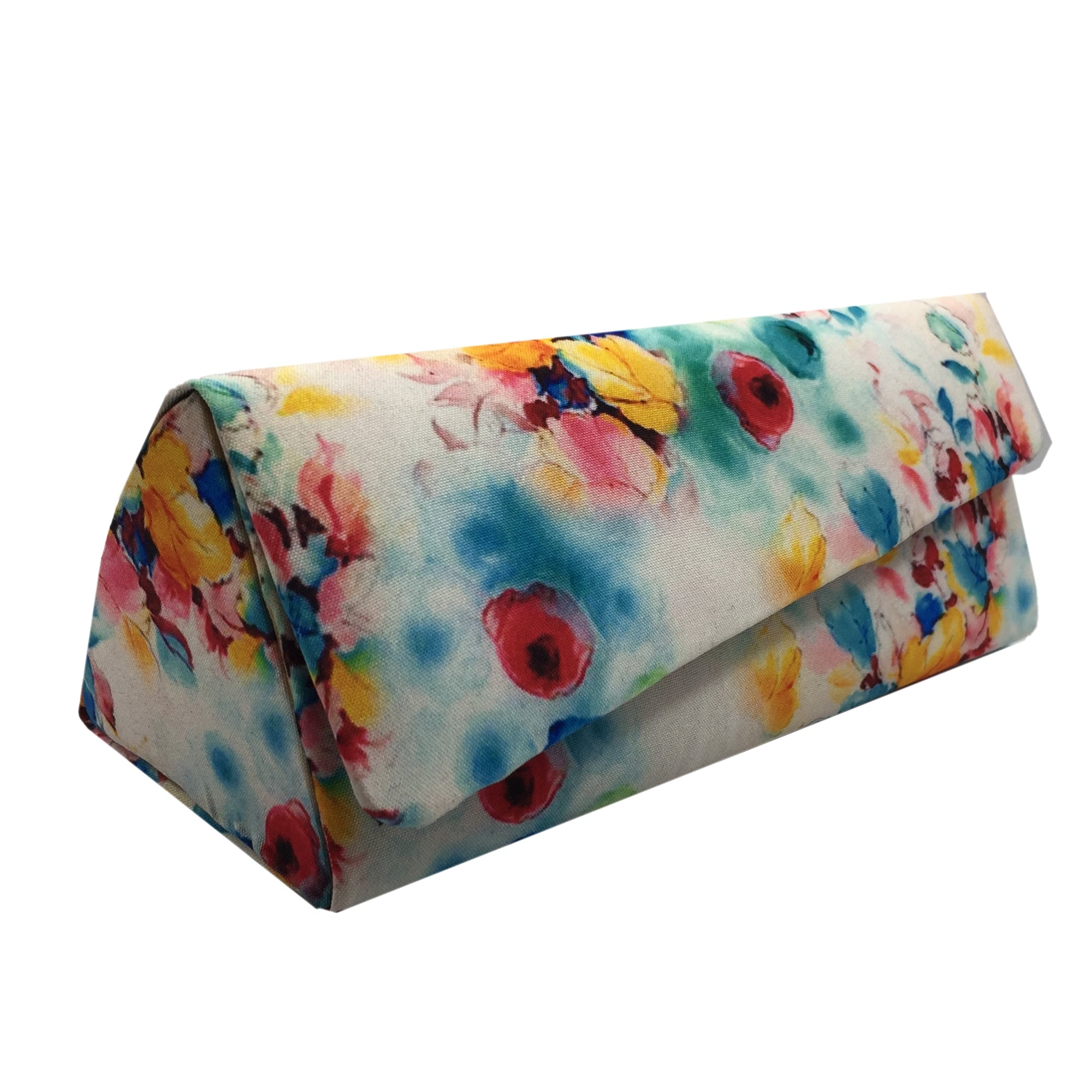 Women's Cotton Fabric Sunglasses And Spectacles Hard Case Cover For Protect