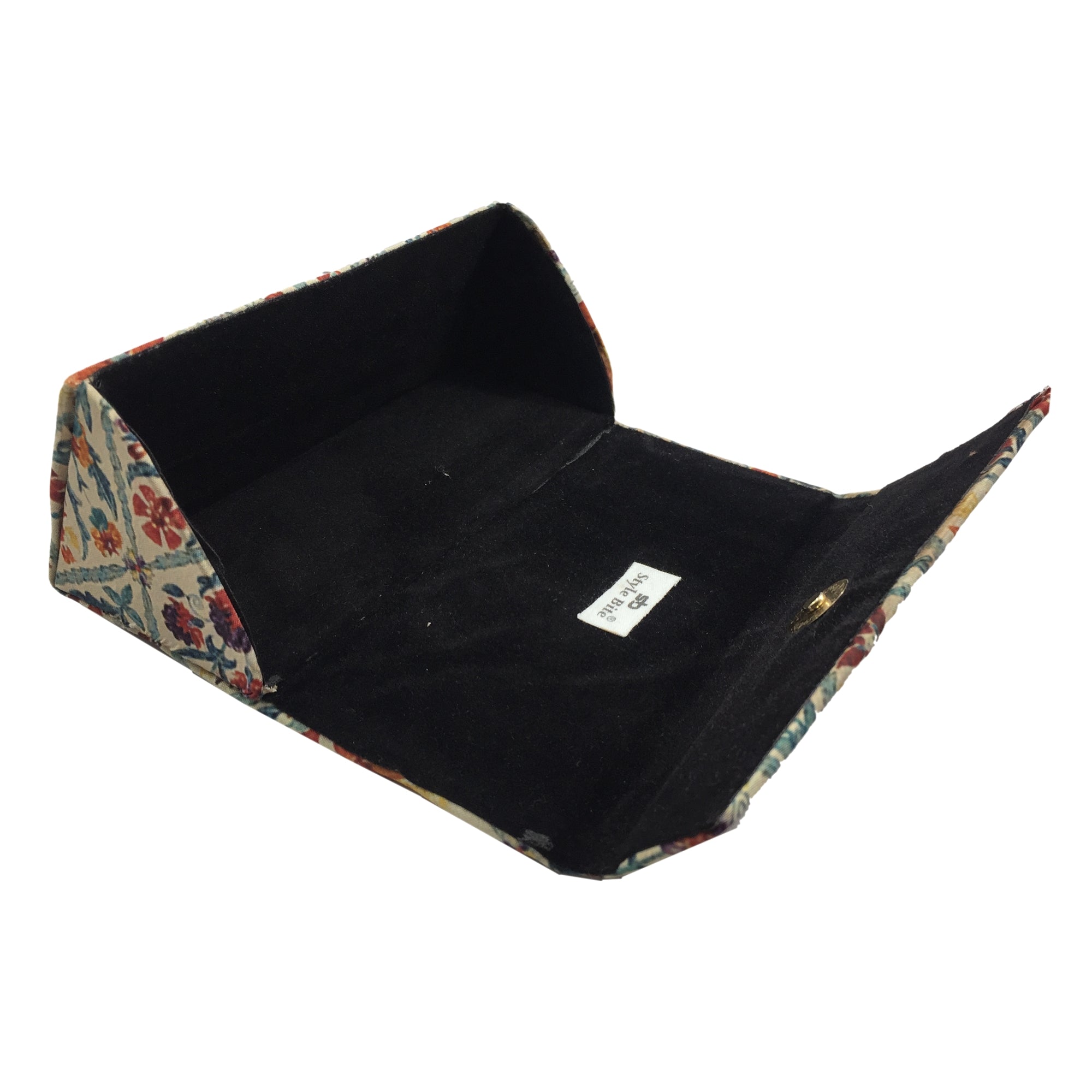Women's Cotton Fabric Sunglasses And Spectacles Hard Case Cover For Protect