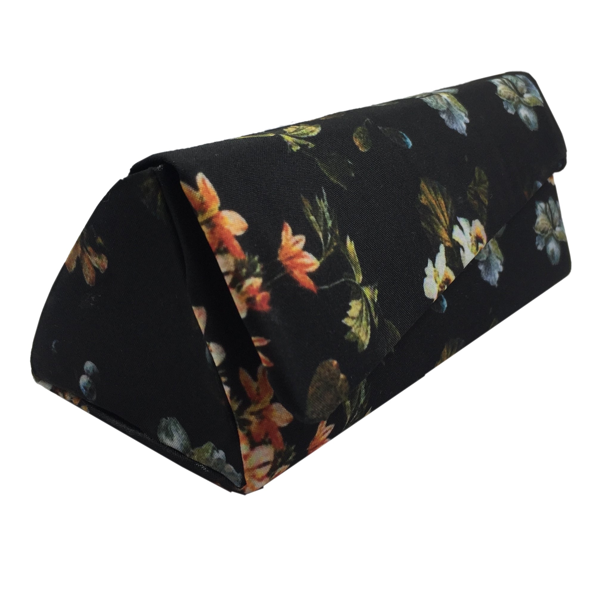 Women's Cotton Fabric Sunglasses And Spectacles Hard Case Cover For Protect