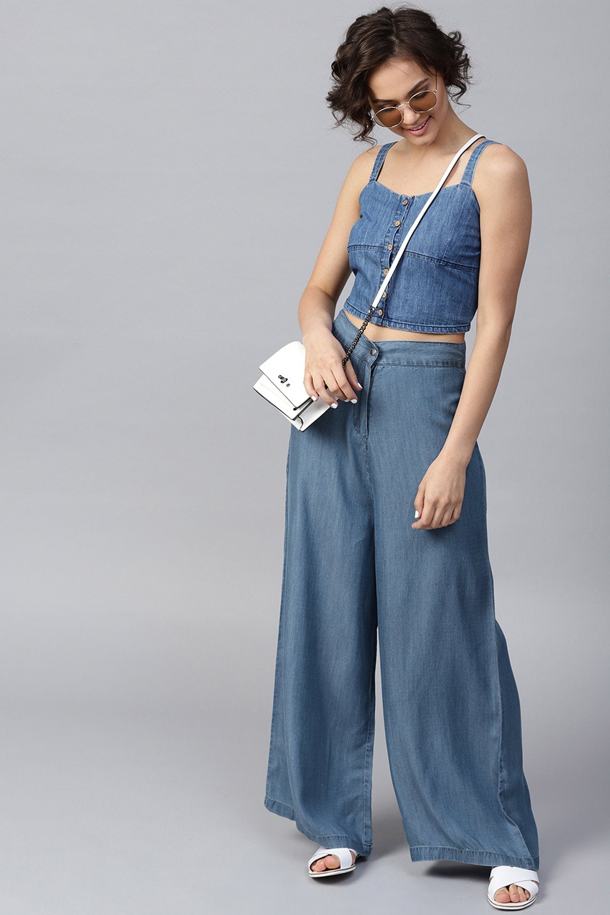 Women's Blue Denim Pants