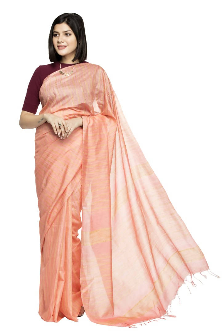 Women's Bhagalpuri Silk Sarees With Blouse Mfsaree_003