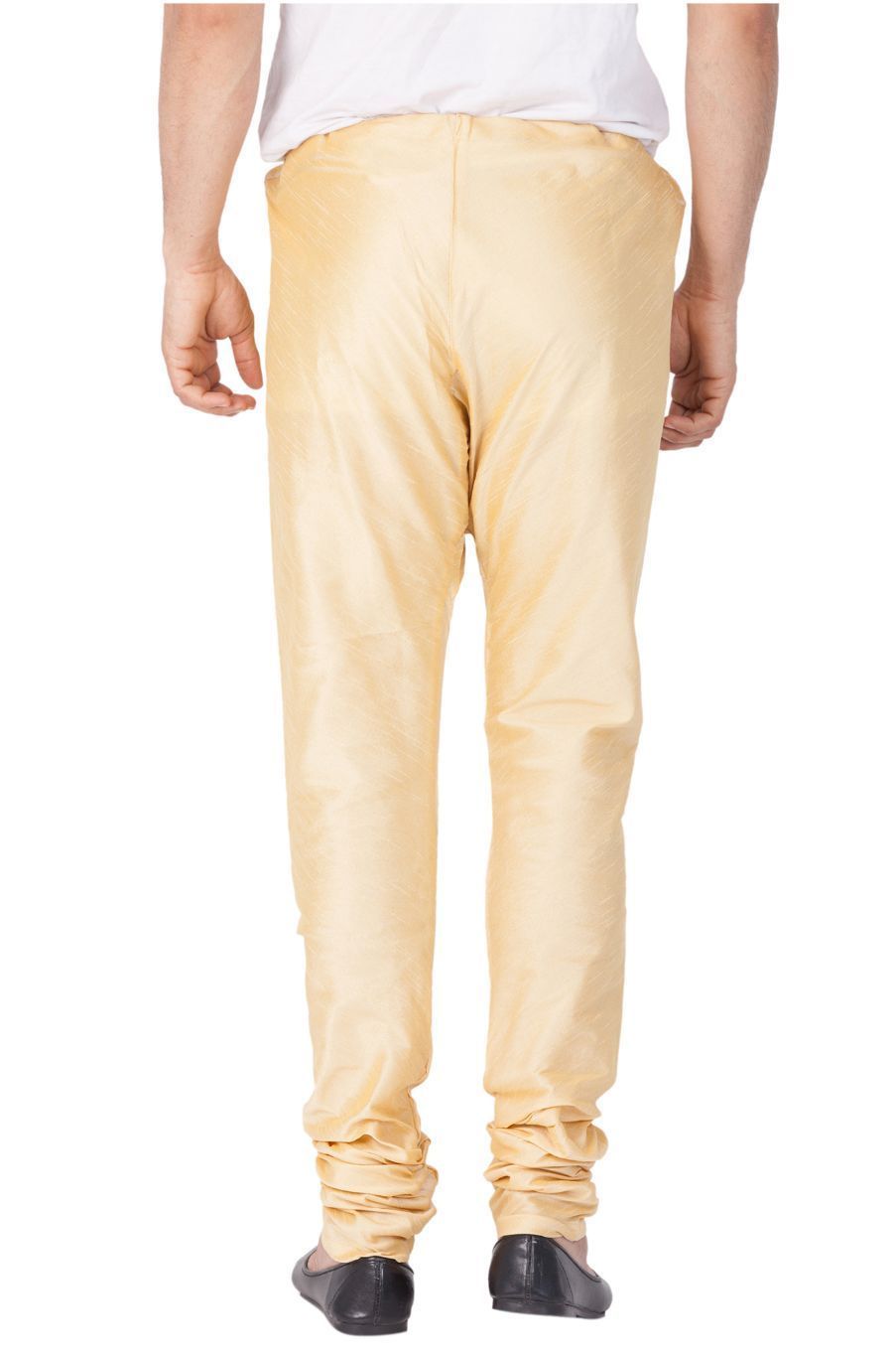 Men's Gold Cotton Silk Blend Pyjama